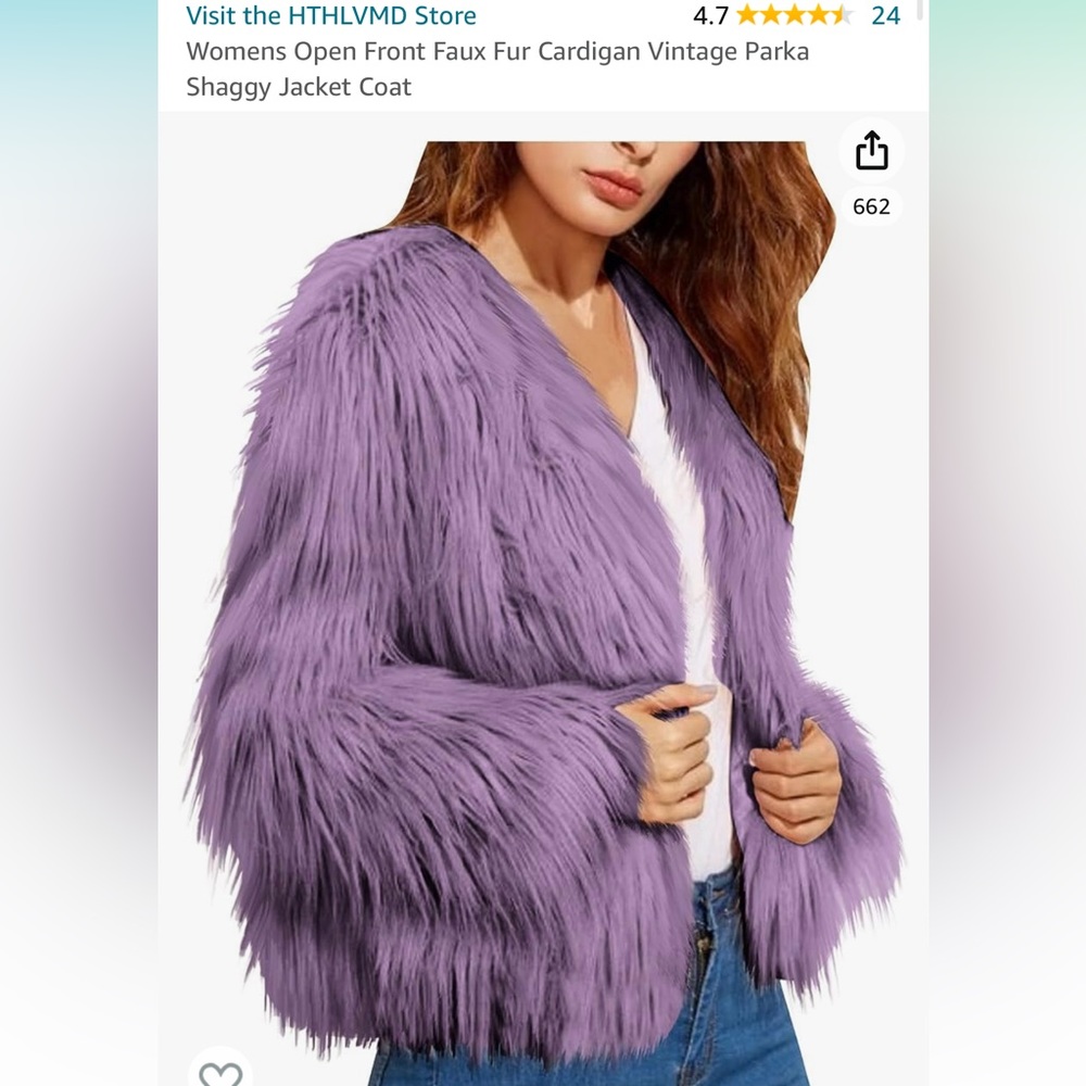 Eras Tour Shaggy Coat